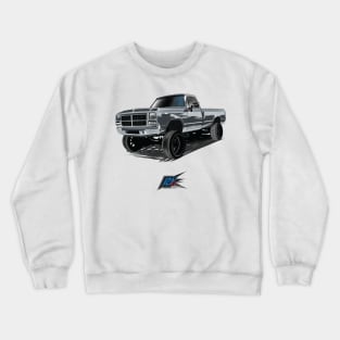 dodge first gen truck gray Crewneck Sweatshirt